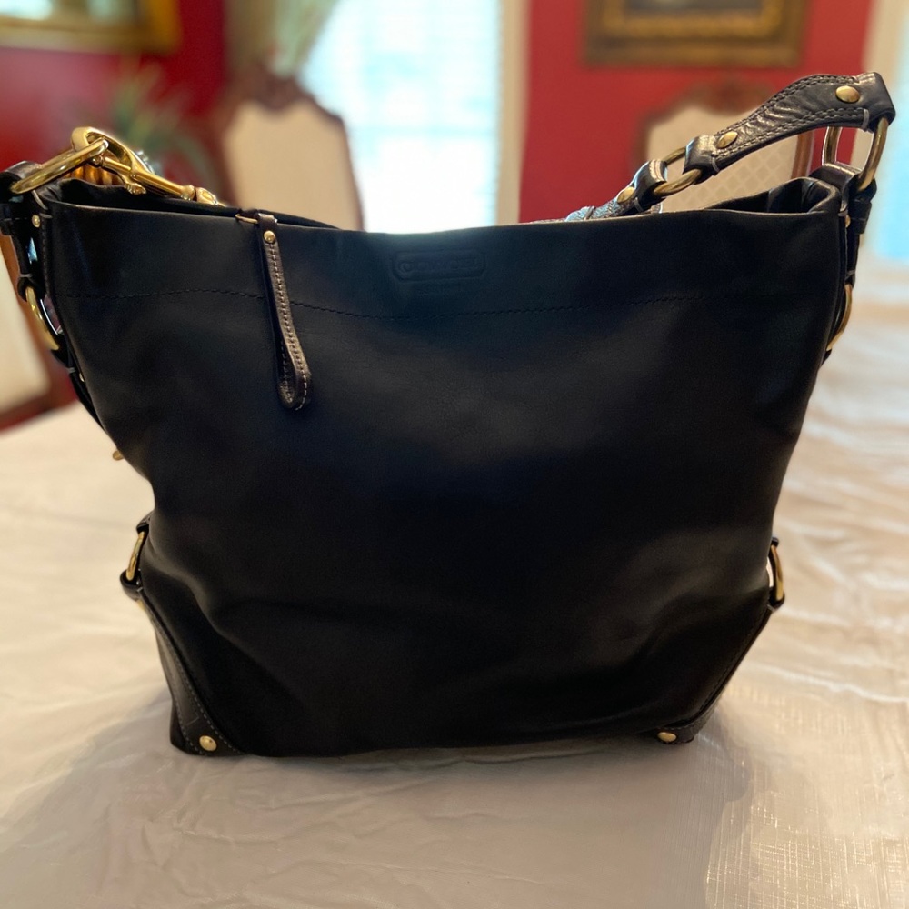 Coach Carly Leather Hobo